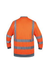 Korntex Hi-Vis Sweatshirt orange, Grösse 3XL