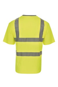Korntex Hi-Vis Poly T-Shirt Gelb, Grösse S