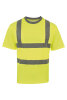 Korntex Hi-Vis Poly T-Shirt Gelb, Grösse XL