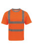 Korntex Hi-Vis Poly T-Shirt Orange, Grösse S