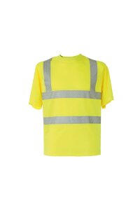 Korntex Hi-Vis Broken Reflex T-Shirt Gelb, Grösse 3XL