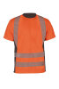 Korntex Hi-Vis Recycled T-Shirt Orange - Grau, Grösse L