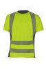 Korntex Hi-Vis Recycled T-Shirt Gelb - Grau, Grösse L