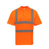 Korntex Hi-Vis Poly Poloshirt Orange