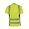 Korntex Hi-Vis Recycled T-Shirt Gelb - Schwarz