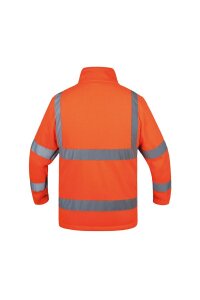 Korntex Hi-Vis Fleece Jacke orange, Grösse XL