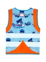 Korntex Kinder Funktionsweste Fahrzeuge, neonorange, S, Flugzeug