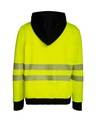 Korntex EOS Hi-Vis Hoodie EN 20471, schwarz/neongelb, XXL