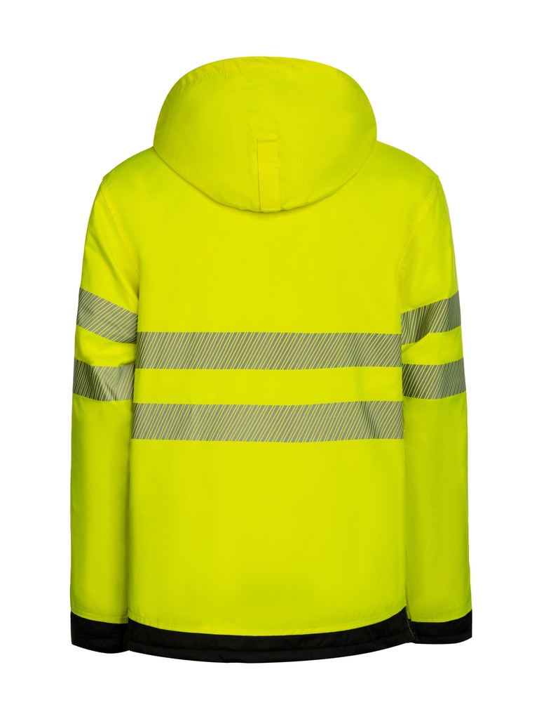 Korntex EOS Hi-Vis Parka EN 20471, schwarz/neongelb, 3XL