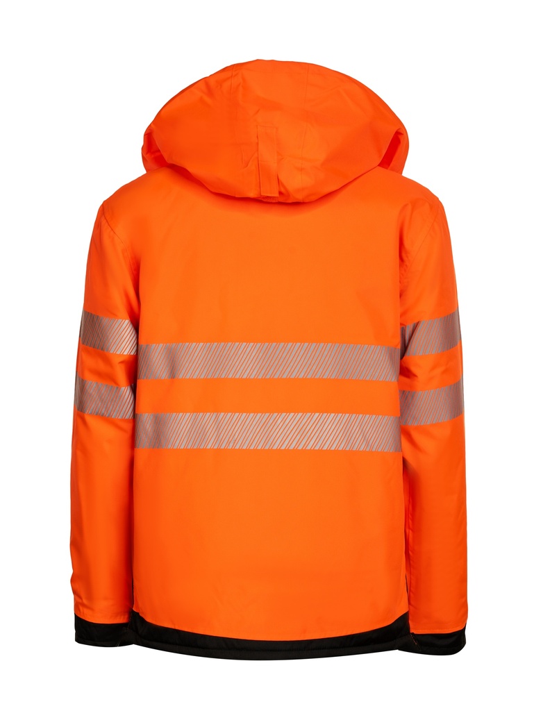 Korntex EOS Hi-Vis Parka EN 20471, schwarz/neonorange, XXL