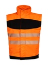 Korntex EOS Hi-Vis Softshell Jacke EN 20471, schwarz/neonorange, M