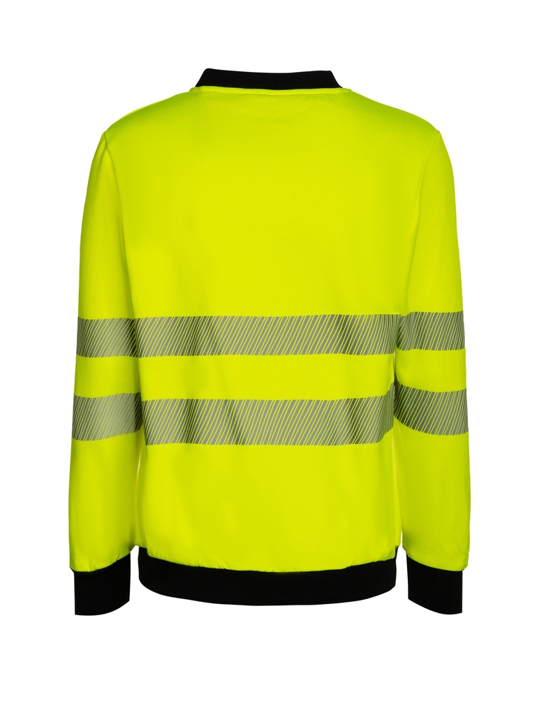 Korntex EOS Hi-Vis Sweatshirt EN 20471, schwarz/neongelb, L