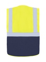 Korntex Multifunktionsweste CF, neongelb/navyblau, 3XL