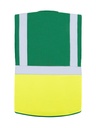 Korntex Multifunktionsweste CF, neongelb/dunkelgrün, XXL