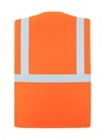Korntex Multifunktionswarnweste CF gefütterte EN 20471, neonorange, 3XL