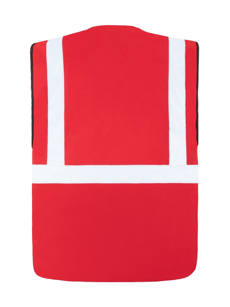 Korntex Multifunktionsweste CF gefütterte EN 17353, rot, 7XL