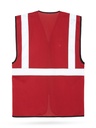 Korntex Mesh Multifunktionsweste, rot, 4XL