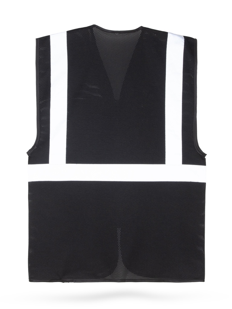Korntex Mesh Multifunktionsweste, schwarz, 5XL