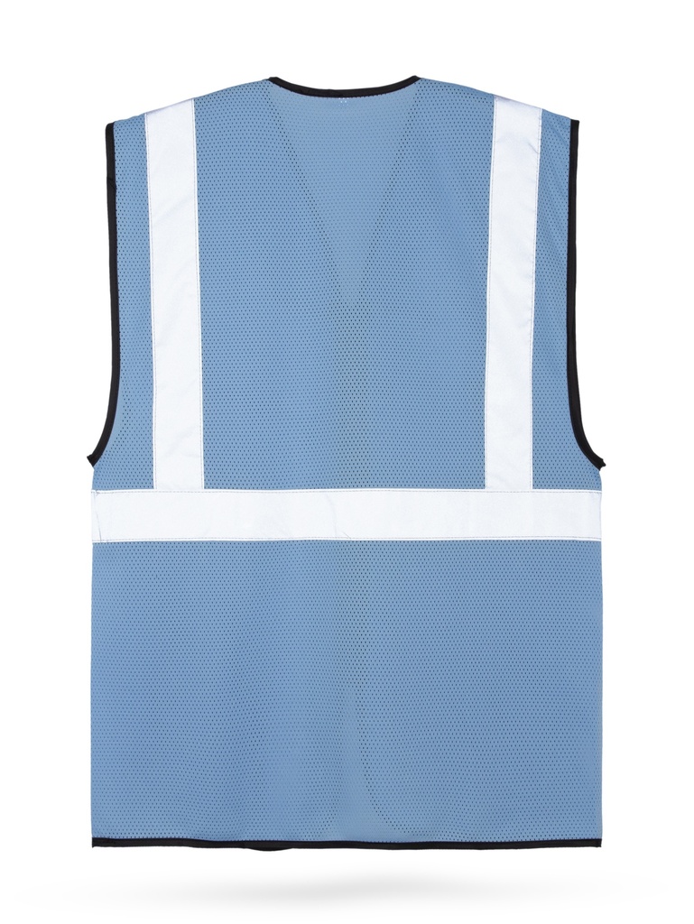 Korntex Mesh Multifunktionsweste, hellblau, XXL