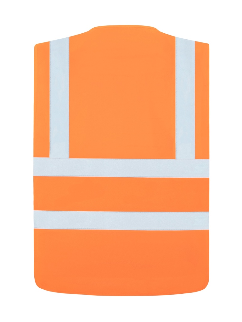 Korntex Warnweste CF mit vier Reflexstreifen EN 20471, neonorange, M