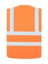 Korntex Warnweste CF mit vier Reflexstreifen EN 20471, neonorange, M
