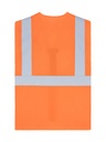 Korntex Hybrid Mesh Multifunktionsweste EN 20471, neonorange, XXL