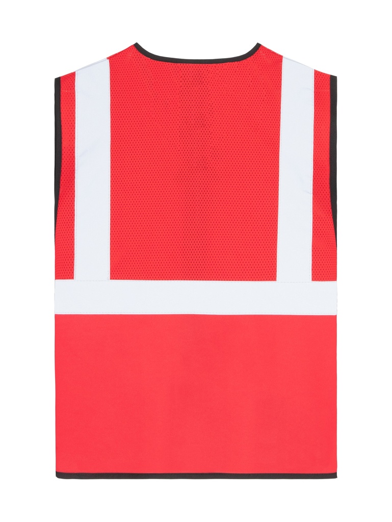Korntex Hybrid Mesh Multifunktionsweste , rot, XXL