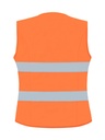 Korntex Frauen Warnweste EN 20471, neonorange, S