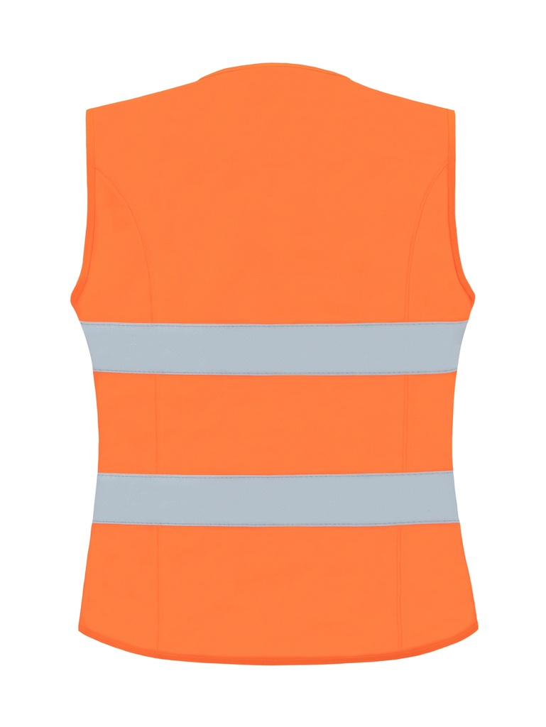 Korntex Frauen Warnweste EN 20471, neonorange, L