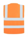 Korntex Warnweste flammenhemmend EN 14116, neonorange, L