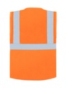 Korntex Multifunktionswarnweste EN 20471, neonorange, XXL