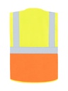 Korntex Multifunktionswarnweste EN 20471, neongelb/neonorange, 5XL