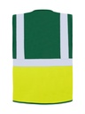 Korntex Multifunktionsweste, neongelb/dunkelgrün, 5XL