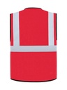 Korntex Multifunktionsweste, rot, 4XL