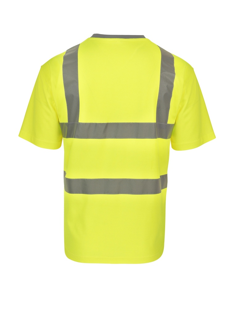 Korntex Hi-Vis Poly-Cotton T-Shirt EN 20471, neongelb, 7XL
