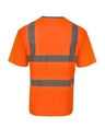 Korntex Hi-Vis Poly-Cotton T-Shirt EN 20471, neonorange, S