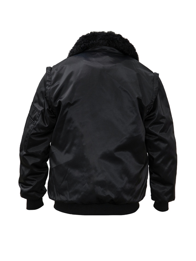 Korntex Pilotenjacke, schwarz, S