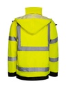 Korntex Hi-Vis leichte Regenjacke EN 20471, neongelb, M
