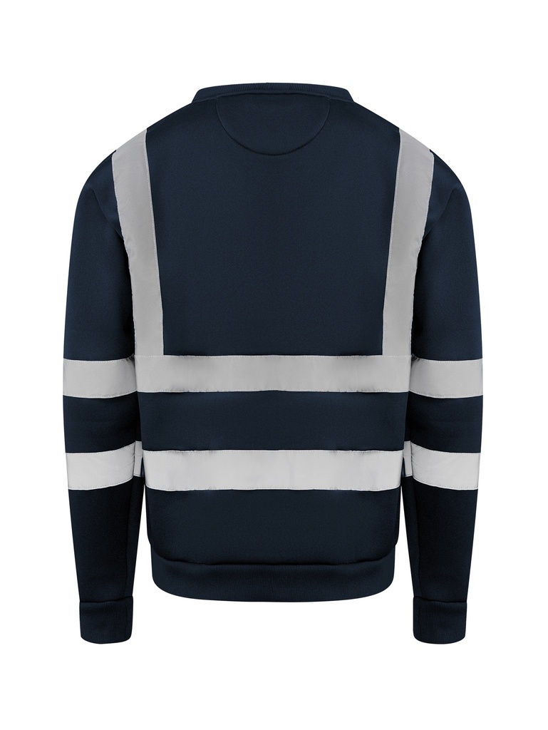 Korntex Sweatshirt mit vier Reflexstreifen, navyblau, XXL
