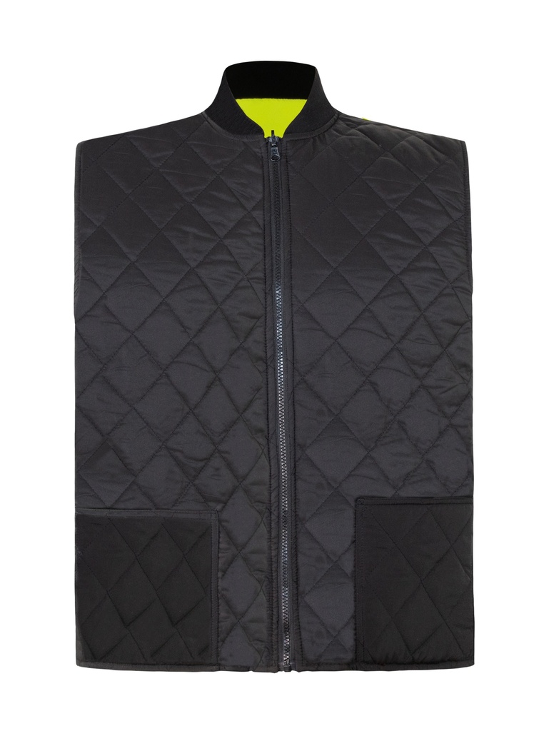 Korntex Hi-Vis 2 in 1 Bodywarmer EN 20471, neongelb, S