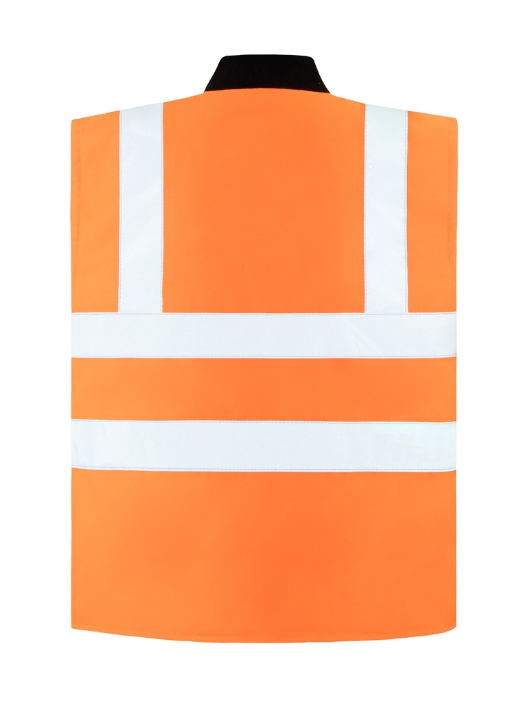 Korntex Hi-Vis 2 in 1 Bodywarmer EN 20471, neonorange, L