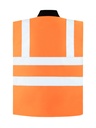 Korntex Hi-Vis 2 in 1 Bodywarmer EN 20471, neonorange, 4XL