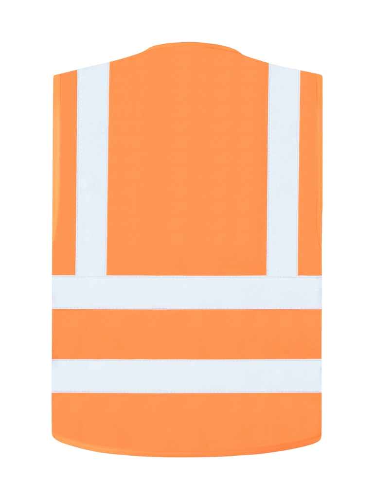 Korntex Warnweste mit vier Reflexstreifen EN 20471, neonorange, 5XL