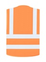 Korntex Warnweste mit vier Reflexstreifen EN 20471, neonorange, 7XL