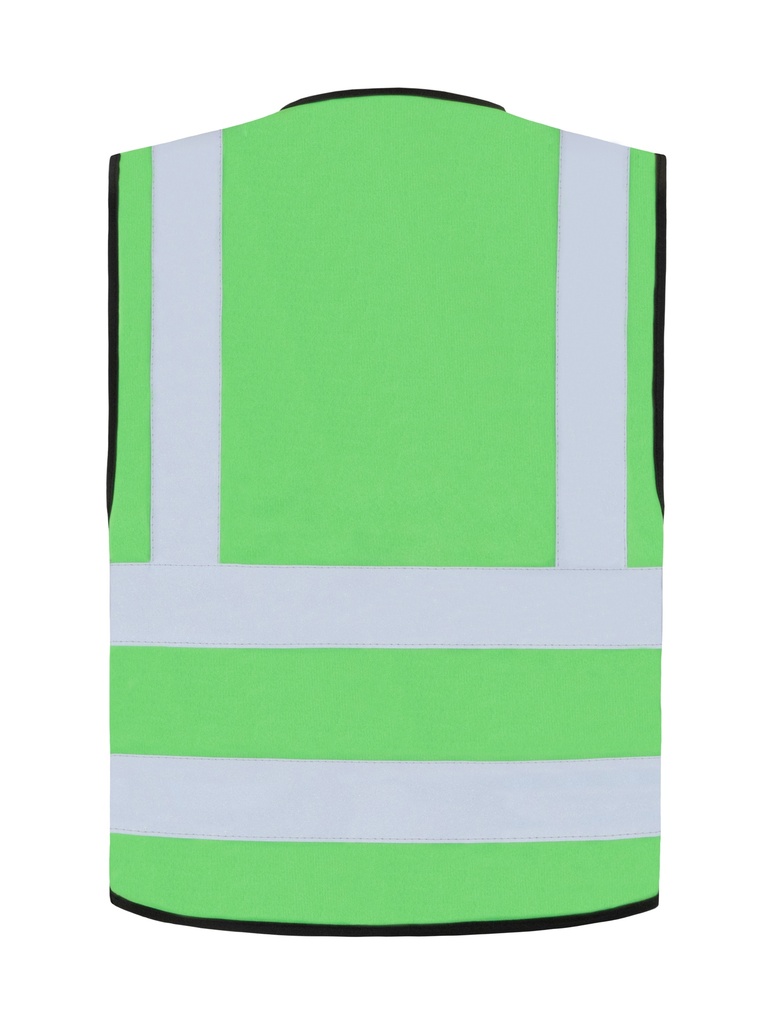 Korntex Funktionsweste mit vier Reflexstreifen, grün, 6XL