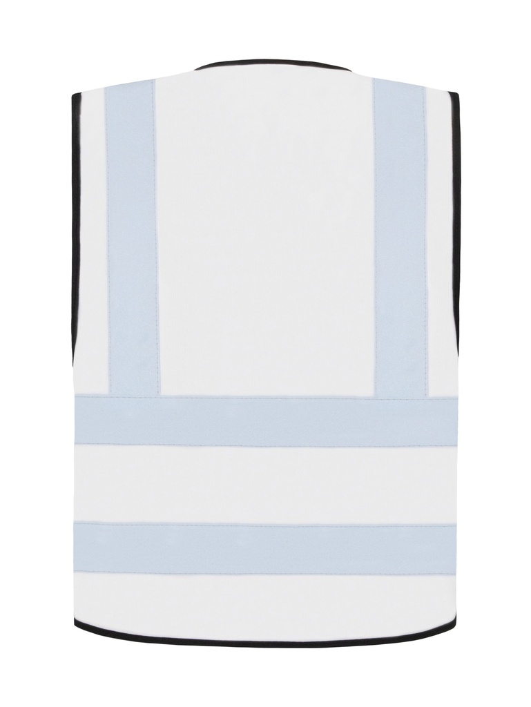 Korntex Funktionsweste mit vier Reflexstreifen, weiss, 6XL