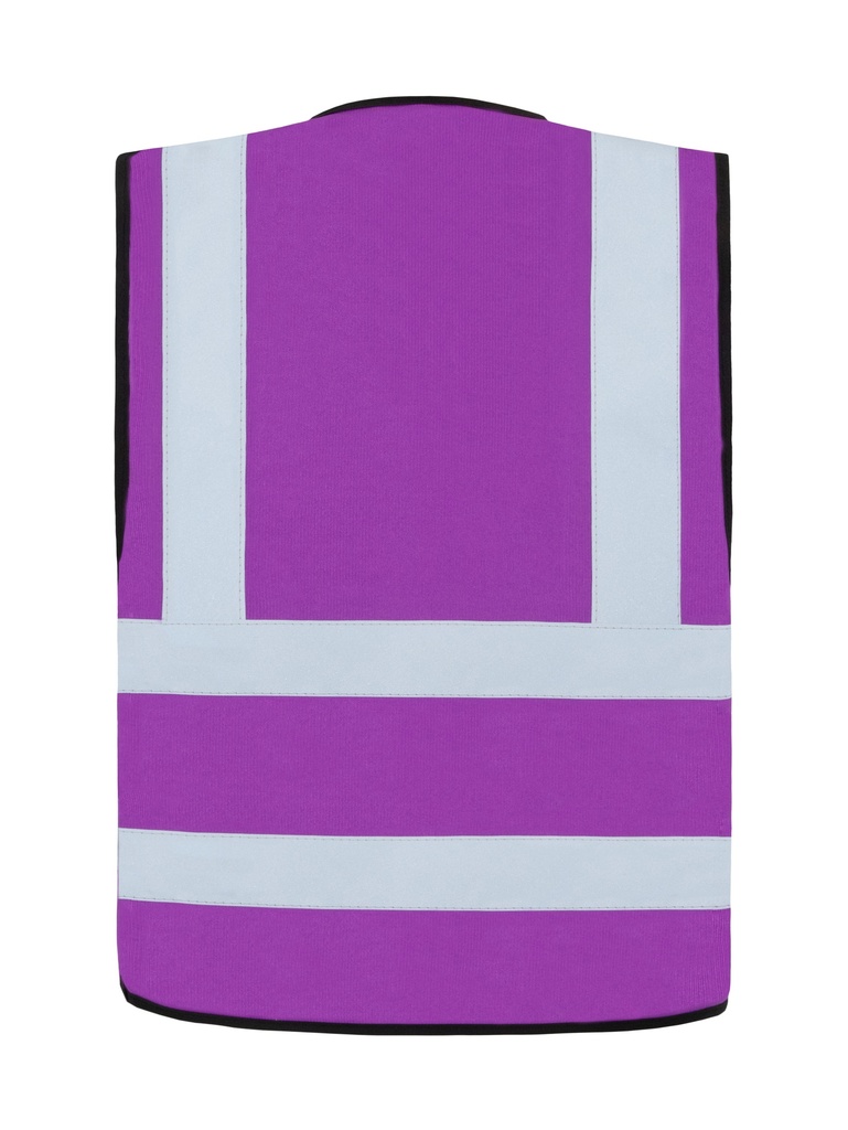 Korntex Funktionsweste mit vier Reflexstreifen, violett, 7XL