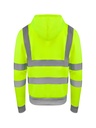 Korntex Hi-Vis Zipper Hoodie EN 20471, neongelb, M
