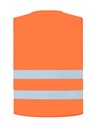 Korntex Warnweste mit Reissverschluss EN 20471, neonorange, S