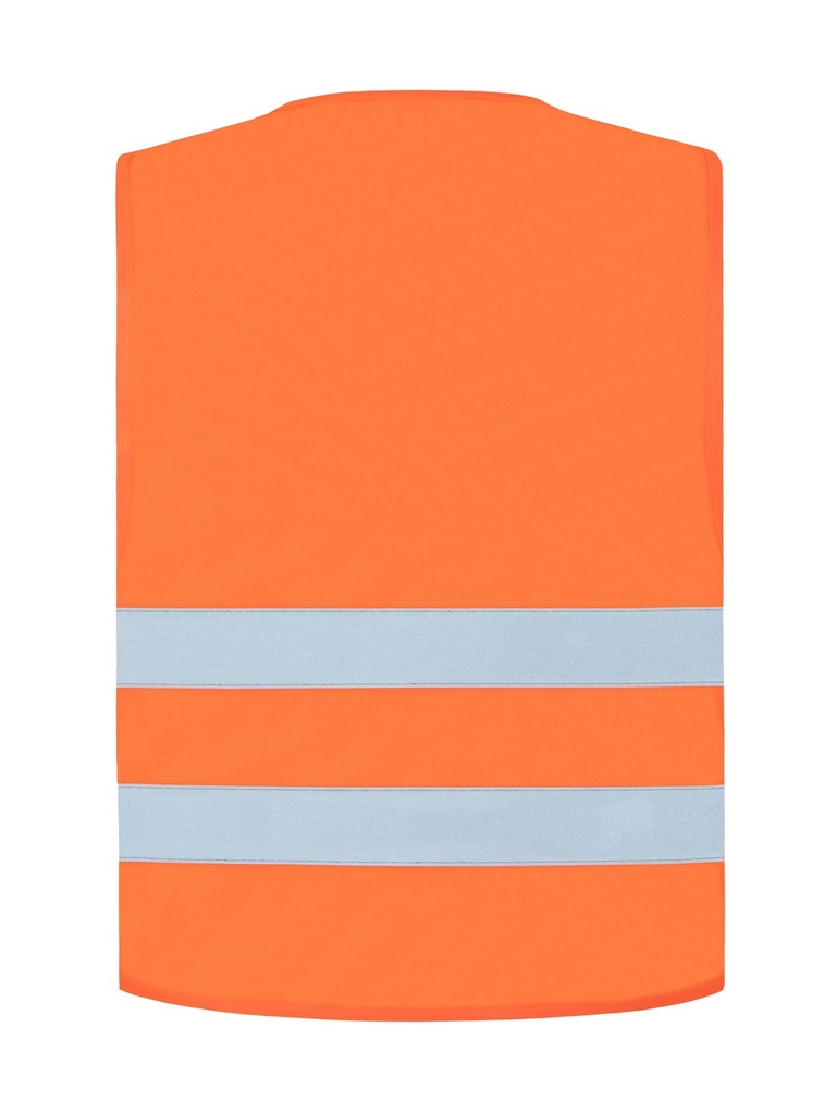 Korntex Warnweste mit Reissverschluss EN 20471, neonorange, L
